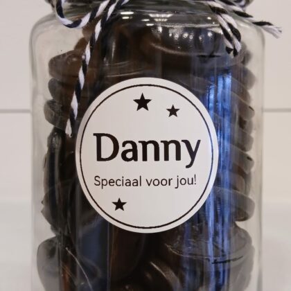 Droppot met naam (groot)